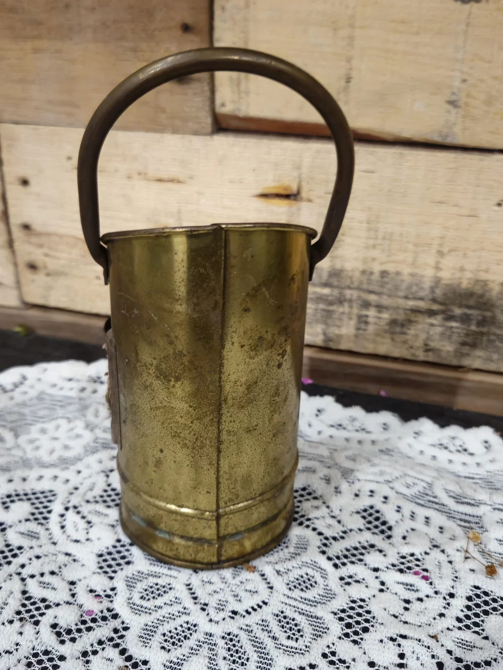 Brass Matchstick Holder-Vintage
